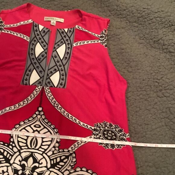 Sandra Darren Pink Sleeveless Dress Size 8 - Picture 8 of 10